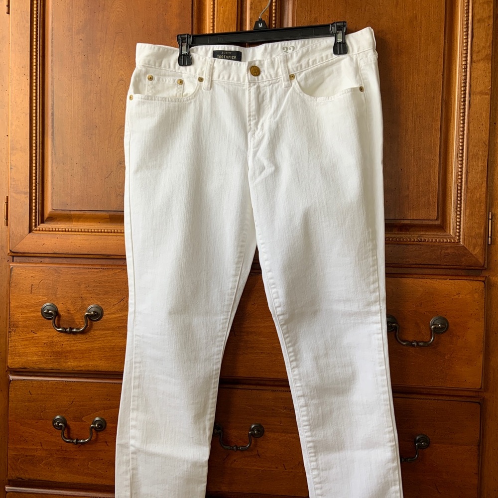 J. Crew white Toothpick Jeans